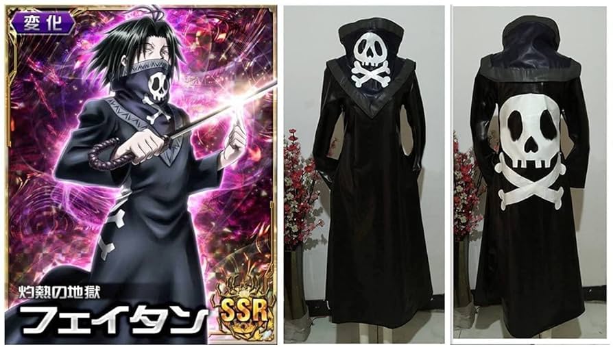 女XL　ハンター×ハンター フェイタン コスプレ衣装 変装 仮装 ハロウィン 女XL ハンター×ハンター フェイタン コスプレ衣装 変装 仮装